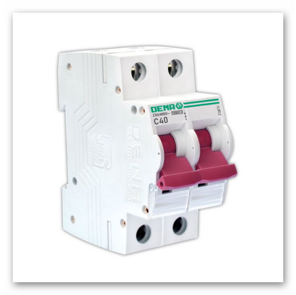 فیوز مینیاتوری دو فاز 40 آمپر دنا الکتریک ایرانیان