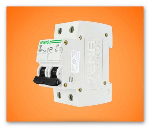 فیوز مینیاتوری دو فاز 40 آمپر دنا الکتریک ایرانیان