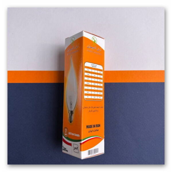 لامپ ال اي دي لوستری 7 وات اشکي آرش لامپیران - آفتابی
