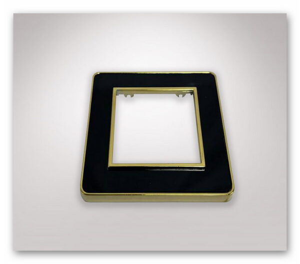 قاب دور جهان ویترا طلایی براق مشکی