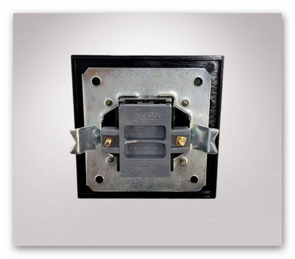 کلید شاسی زنگ جهان الکتریک مدل کریستال مشکی