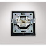 کلید و پریز آنتن جهان الکتریک مدل کریستال مشکی