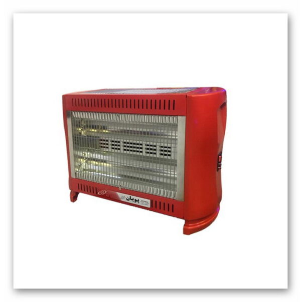 بخاری برقی فن دار پویان خزر 2200 وات 5 شعله